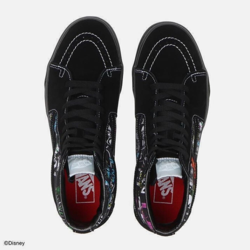 SOLD 🎉DISNEY x VANS SK8-HI 100yrs Villains Shoes Men's Size 11.5  Women's 13 - Picture 5 of 6